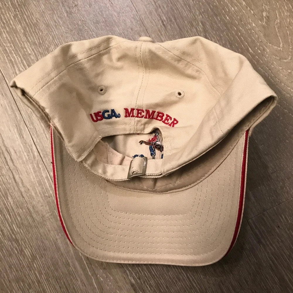 US Open Bethpage Black Golf 2009 USGA Member Adjustable Strapback Hat Adult OSFA